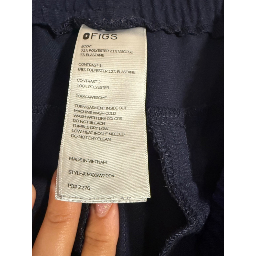 Preowned, FIGS Men's Tansen Jogger Scrub Pants,Navy, Large - Picture 5 of 7